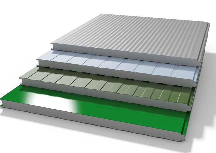 Cold room sandwich panels